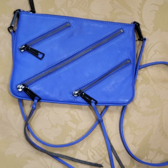 Rebecca Minkoff Cobalt Blue Moto Crossbody Bag - Picture 2 of 15